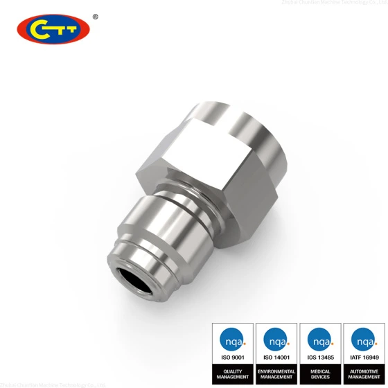 VCR不锈钢接头-珠海精密零件精密制造工厂